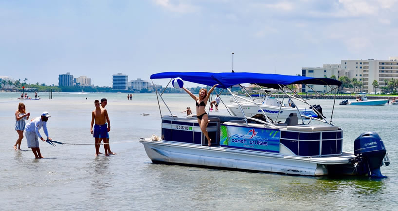 Sandbar Trips - Conch Cruises Jupiter Florida